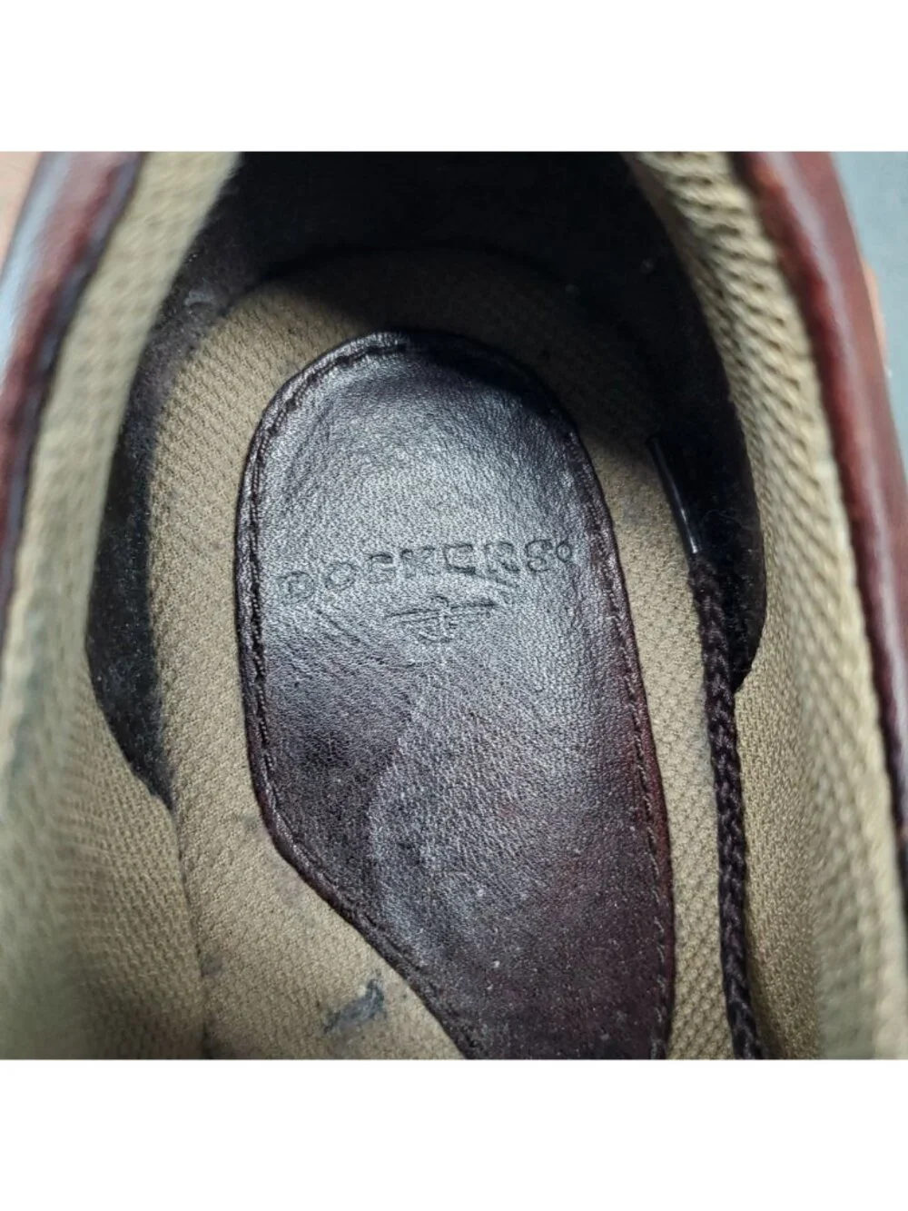 Dockers Shoes Mens Size 9.5 Brown Leather Lace Up Comfort Oxfords *Read*
